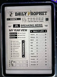 Daily Prophet Digital Planner | GoodNotes Undated