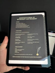 Hogwarts Digital Notebook for GoodNotes | Hyperlinked PDF