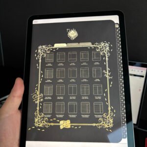 Azkaban Digital Notebook for GoodNotes | Dark Theme