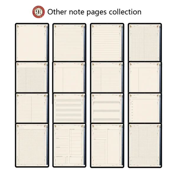 Harry Potter-Ravenclaw Theme Digital Notebook Template