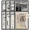 Daily Prophet digital planner for iPad Goodnotes featuring a collection of magical newspaper-themed templates, including habit trackers, monthly reviews, and a digital reading journal displayed on multiple tablets.