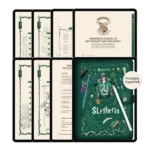 Slytherin Digital Notebook for Students - Green Leather GoodNotes Planner