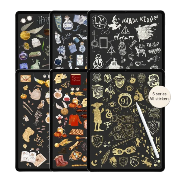 Harry Potter Digital Stickers Bundle - 500+ Aesthetic Stickers for Digital Planner
