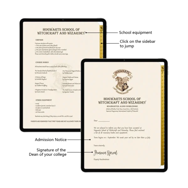 digital-planner-goodnotes-hufflepuff