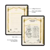 Harry Potter-Hufflepuff Theme Digital Notebook Template Display