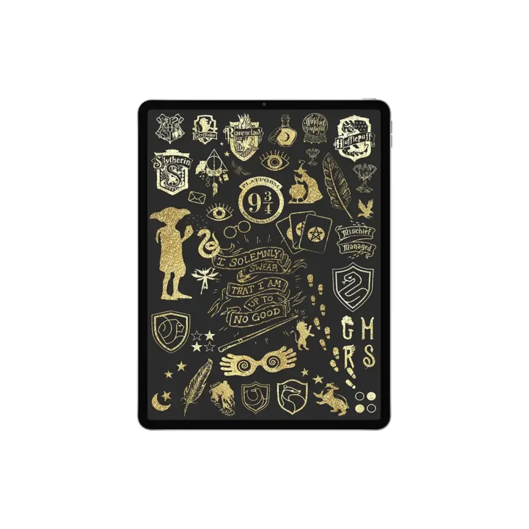 Harry Potter Series - Daily Prophet - Digital Stickers Blog Page Illustration