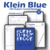 5 premium cover designs for the Klein Blue goodnotes journal template.