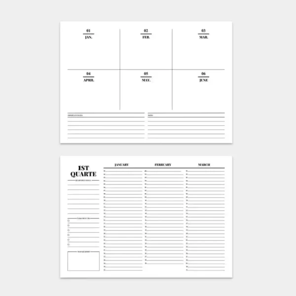 4 Weekly Dashboard Planner | Ultimate 24 Hour Hourly Planner