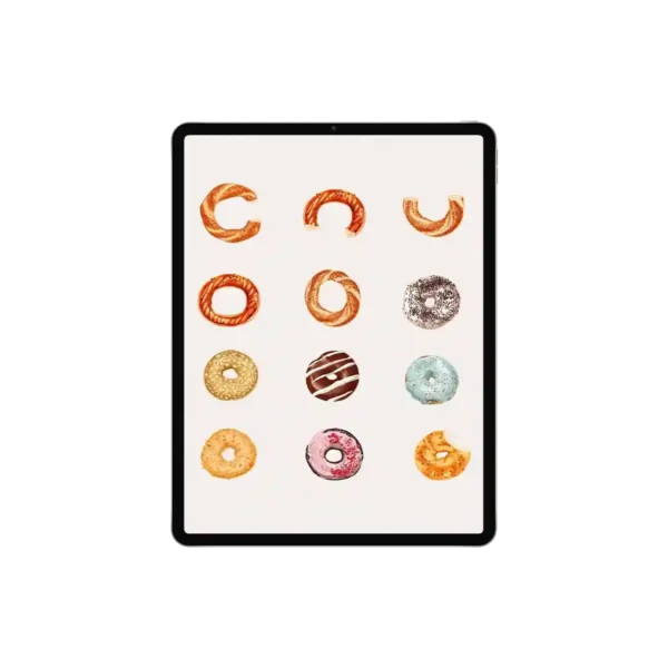 Goodnotes Stickers - Foodie Stickers for Goodnotes Daily Planner