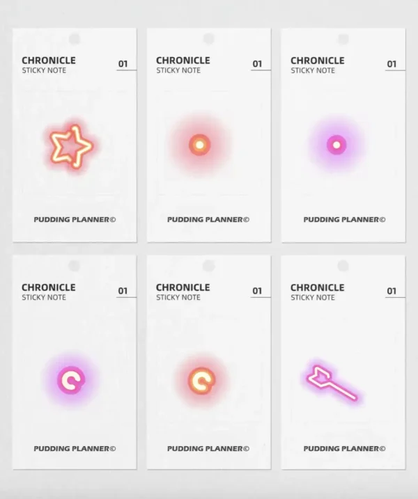 A vibrant collection of neon highlighter stickers and glowing letters, showcasing this pack of aesthetic digital stickers on a dark background.