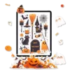Haunted Holiday Stickers - Ghosts, Bats, Candy & More for Your October Calendar