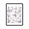 Snowman iPad Stickers Bundle - 76 Cute Digital Stickers for Winter Planners & Journals