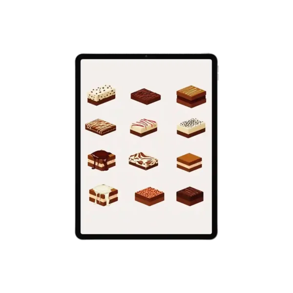 stickers for goodnotes cake dessert pack
