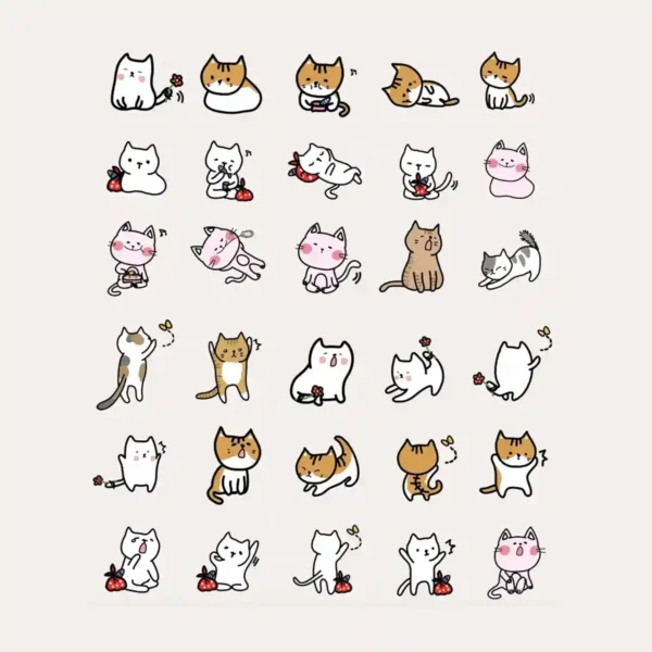 Free Digital Sticker Bundle for Inspiration - Create Your Own Custom Planner Sticker Ideas