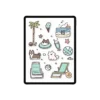 holiday-stickers-summer-dogs-palm-trees
