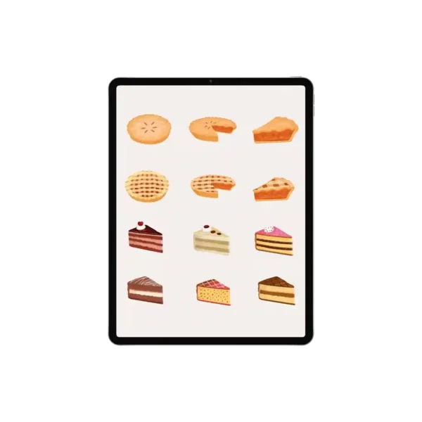 180+ Goodnotes Stickers Stickers for Goodnotes Foodie Stickers for Daily Planner