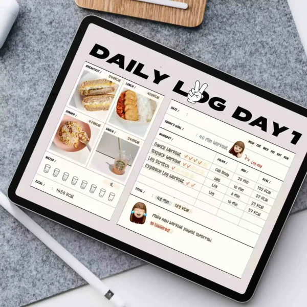 the-wellness-planner-goal-setting-layout Wellness Planner 100-Day Transformation Challenge | Elite Healthy Planner