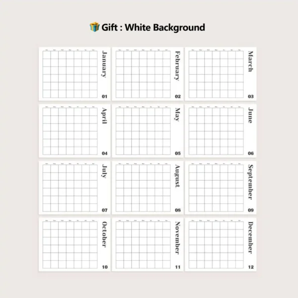 Daily Monthly Planner Bundle | 4-in-1 Professional Digital Templates